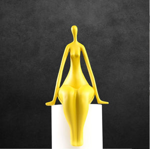 Yoga Woman Sculpture Decorfaure
