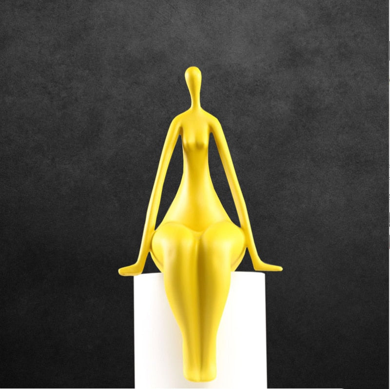 Yoga Woman Sculpture Decorfaure