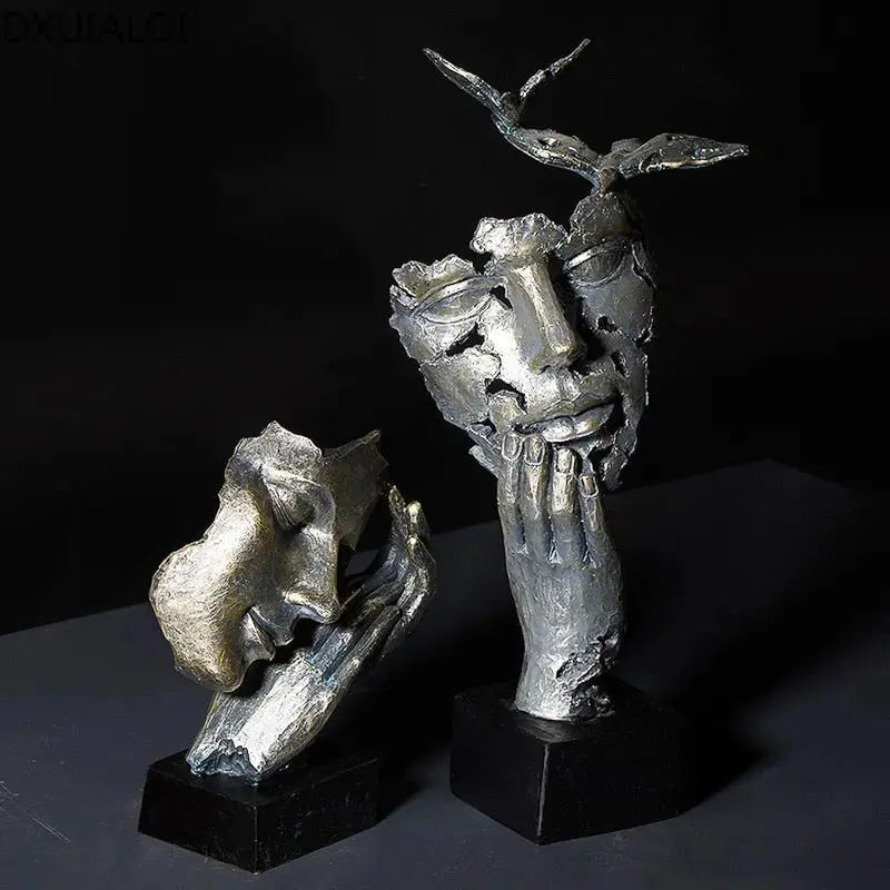 Handcrafted Face Sculptures freeshipping - Decorfaure
