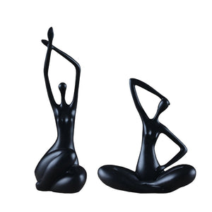 Yoga Woman Sculpture Decorfaure