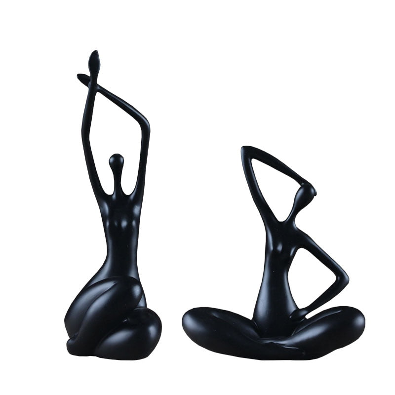 Yoga Woman Sculpture Decorfaure
