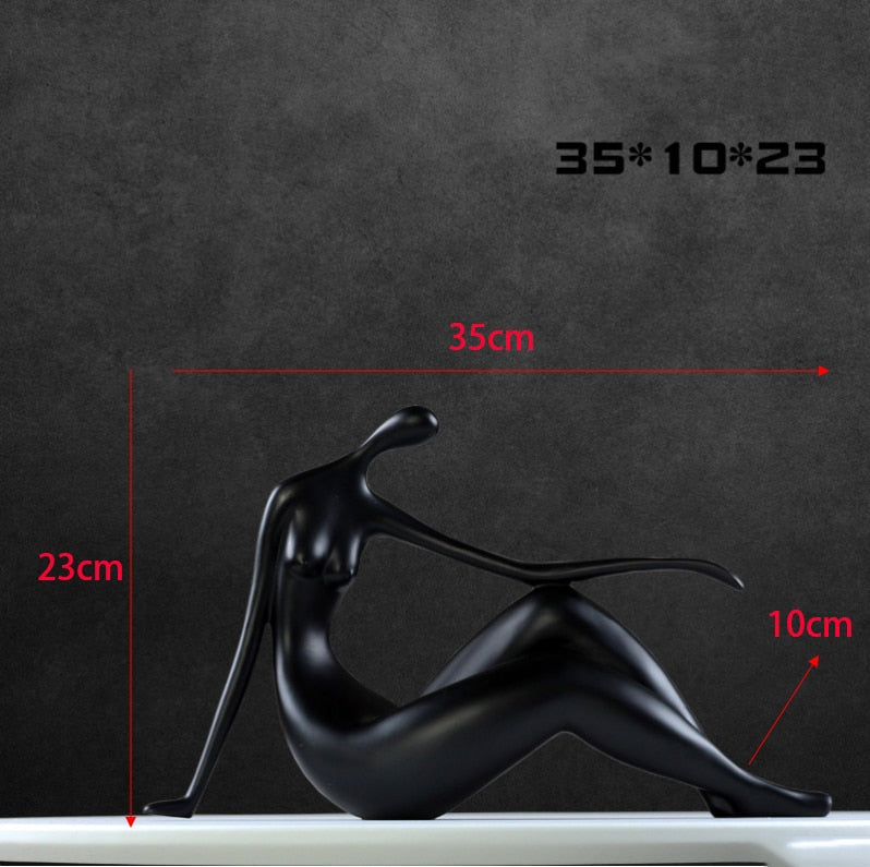 Yoga Woman Sculpture Decorfaure