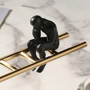 Man On stair Statue Decorfaure