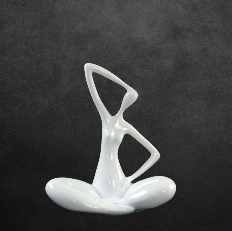 Yoga Woman Sculpture Decorfaure