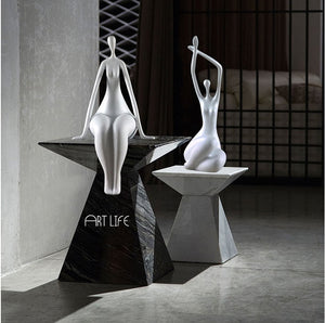 Yoga Woman Sculpture Decorfaure