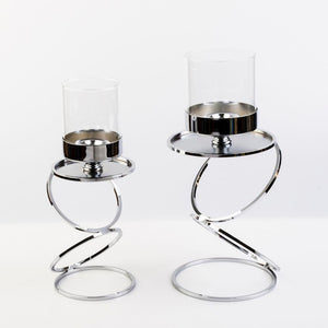 Elegant Metal Candle Holders Decorfaure