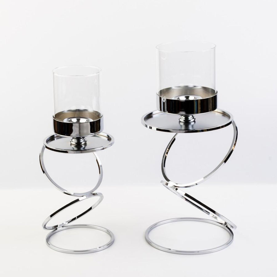 Elegant Metal Candle Holders Decorfaure