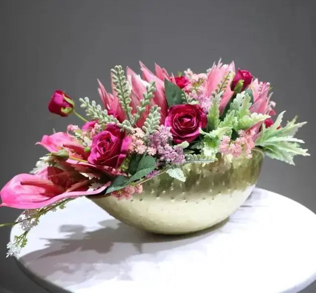 Indigo Orchid Arrangement with Vase freeshipping - Decorfaure