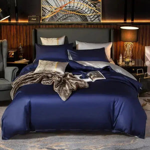 Mariam Reversible Egyption Cotton Duvet Set freeshipping - Decorfaure