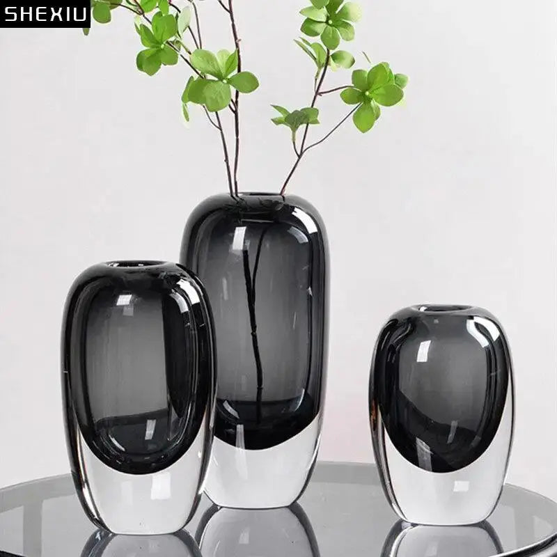 Modern Crystal Vase Decorfaure