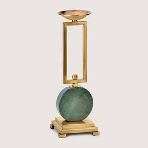 Modern Emerald Marble Candle Holder freeshipping - Decorfaure