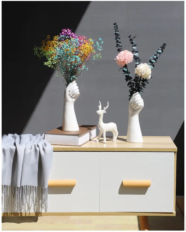 Modern Hand Vase freeshipping - Decorfaure