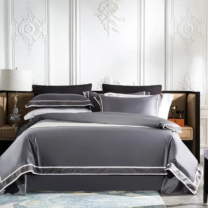 Mona Hotel Style Egyptian Cotton Duvet Set freeshipping - Decorfaure