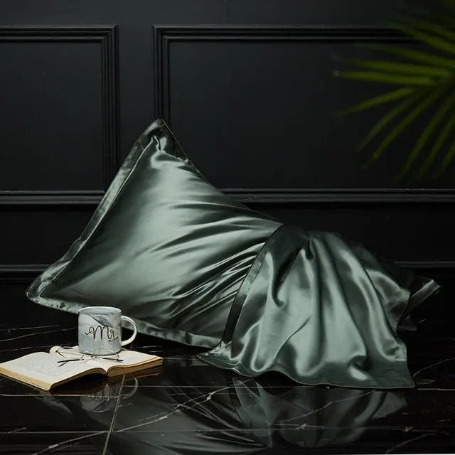 Mulberry 100% Pure Silk Pillowcase freeshipping - Decorfaure