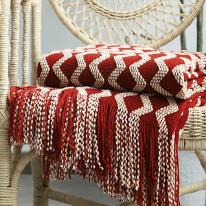 Nordic Knitted Blanket Decorfaure