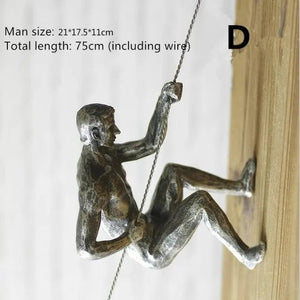 Rock Climbing Men Wall Accent freeshipping - Decorfaure