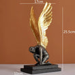Load image into Gallery viewer, Golden Wings Sculpture Decorfaure UK
