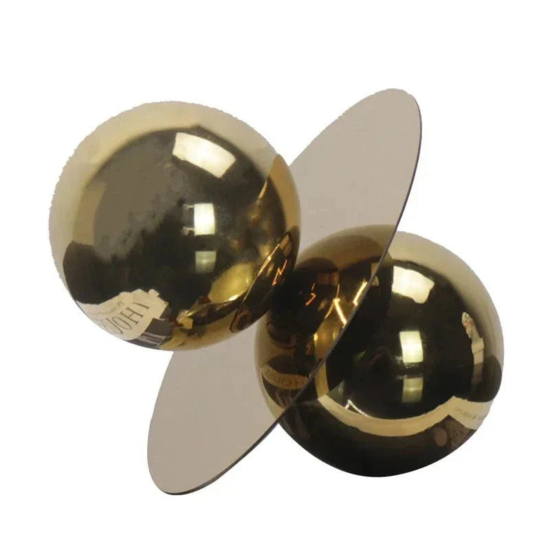 Golden Ball Abstract Ornament Decorfaure