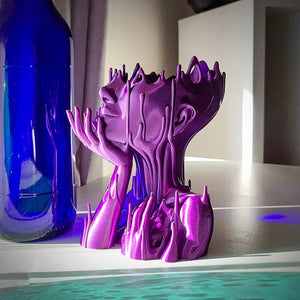 Melted Girl Planter Decorfaure