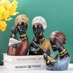 Maha African Women Statue Decorfaure