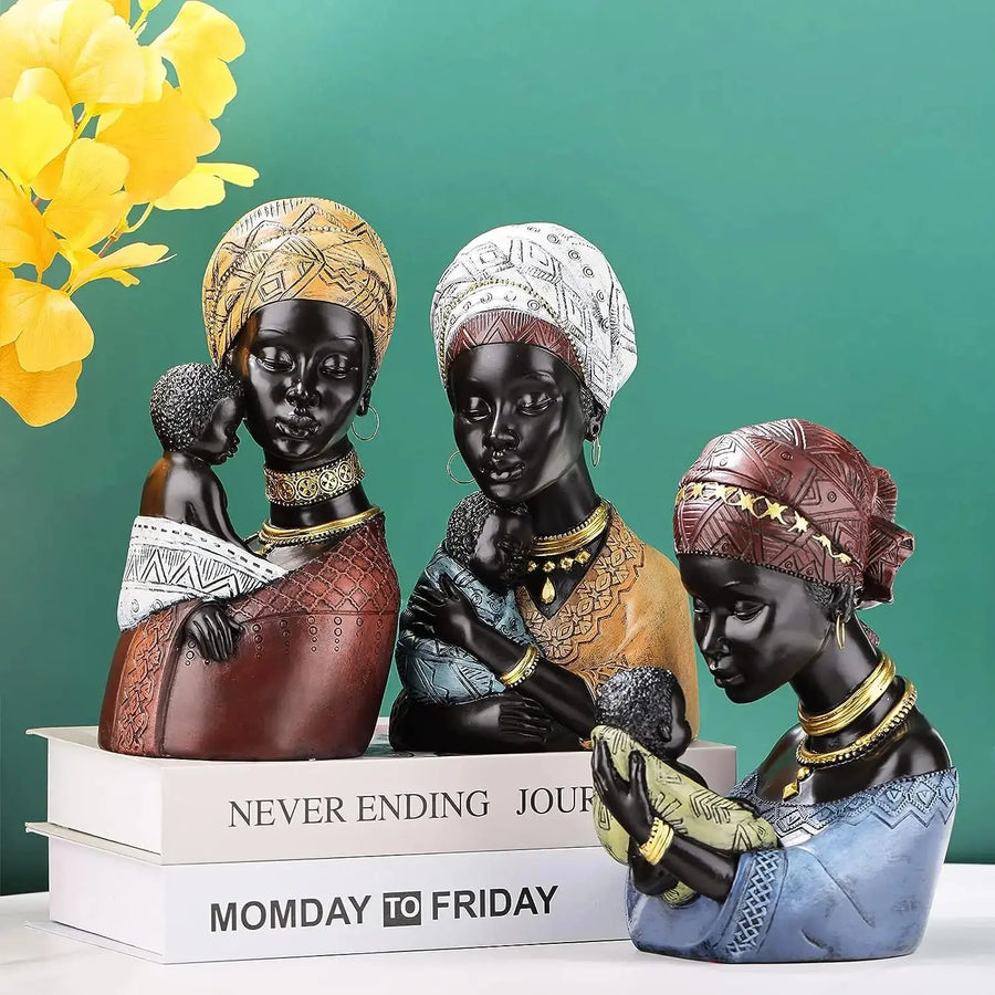 Maha African Women Statue Decorfaure