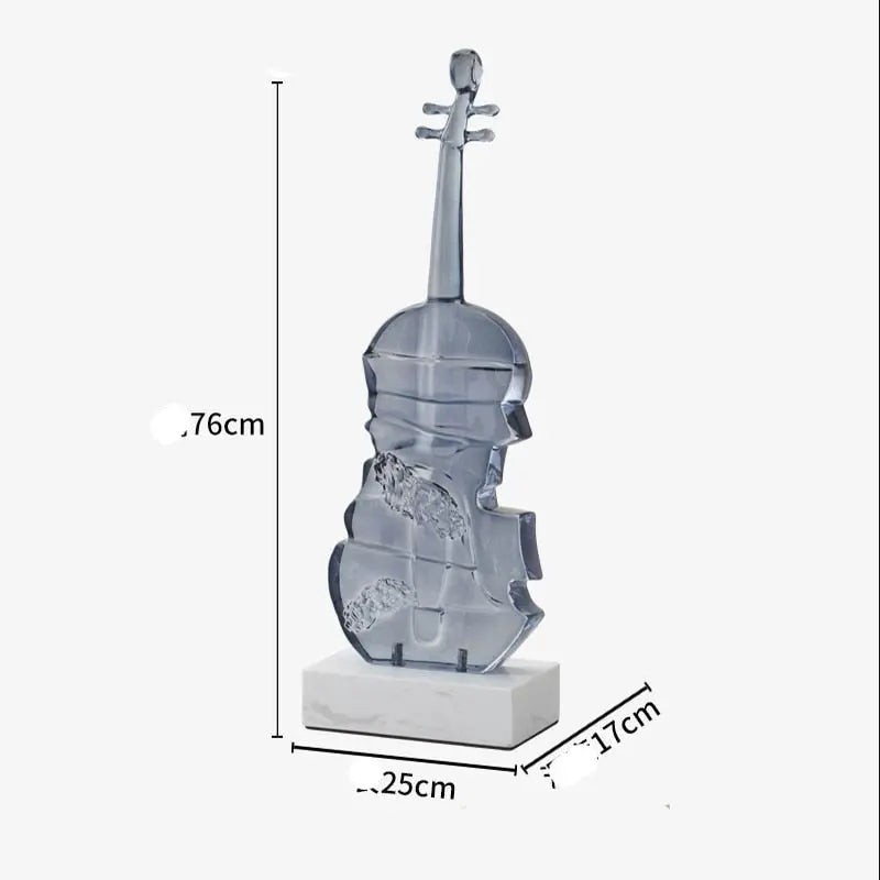 Abstract Violin Sculpture Decorfaure