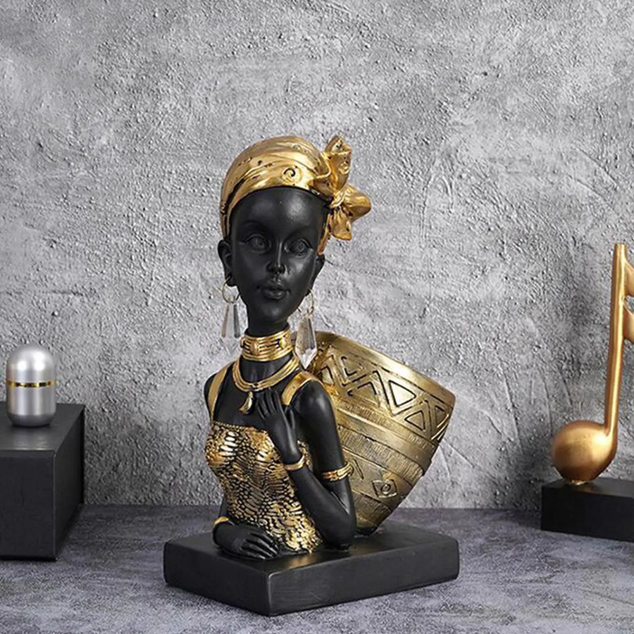 Mili African Art Sculpture Decorfaure