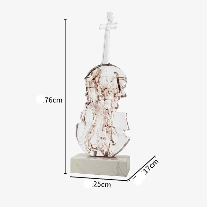 Abstract Violin Sculpture Decorfaure