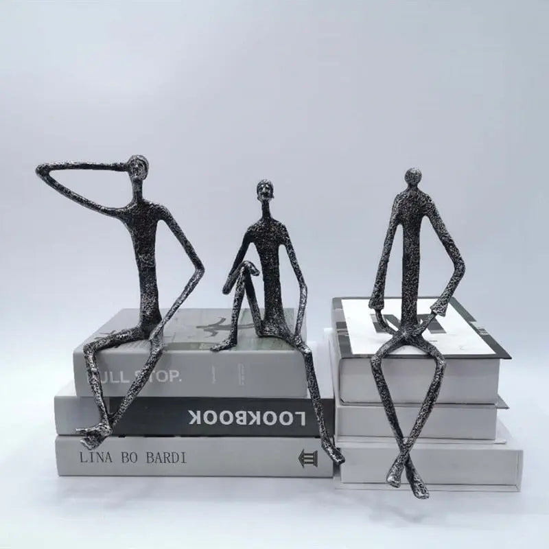 Metal Human Sculpture Decorfaure