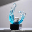 Load image into Gallery viewer, Waves Handmade Sculpture Decorfaure
