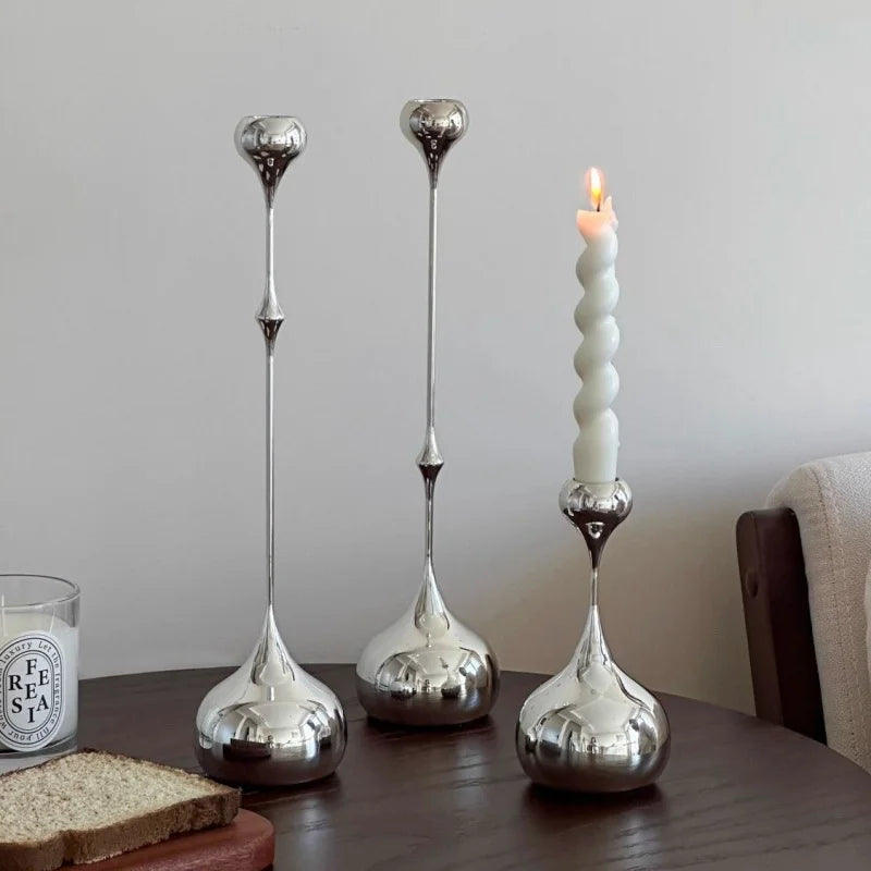 Silver Candle Holder Decorfaure UK