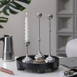 Load image into Gallery viewer, Silver Candle Holder Decorfaure UK
