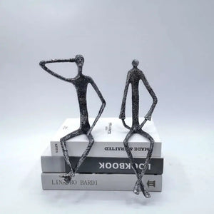 Metal Human Sculpture Decorfaure