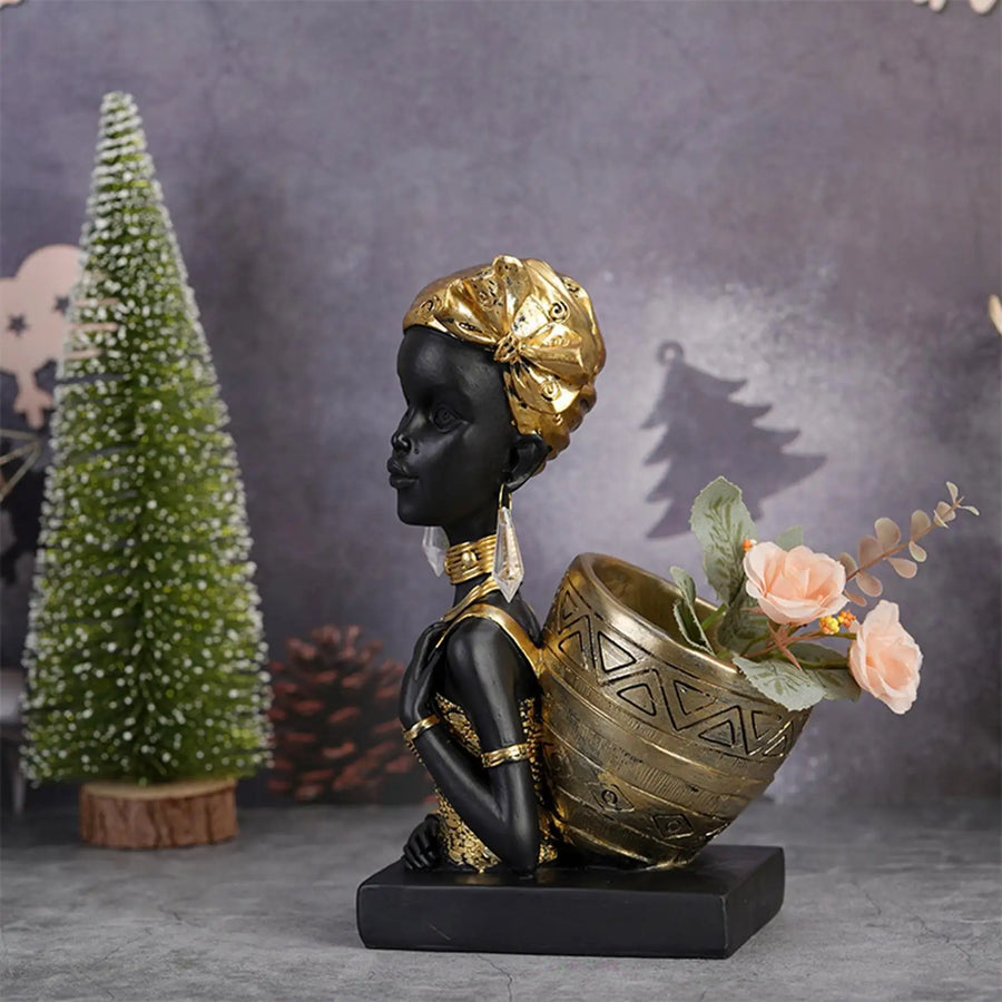 Mili African Art Sculpture Decorfaure