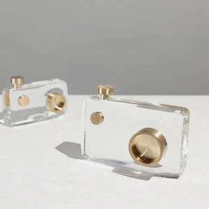 Crystal Camera Sculpture - Decorfaure