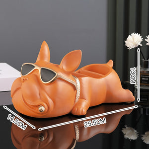 Sleepy Bulldog Storage Box Decorfaure