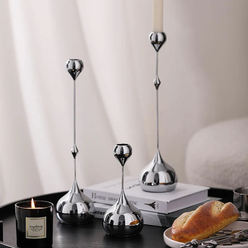 Silver Candle Holder Decorfaure UK