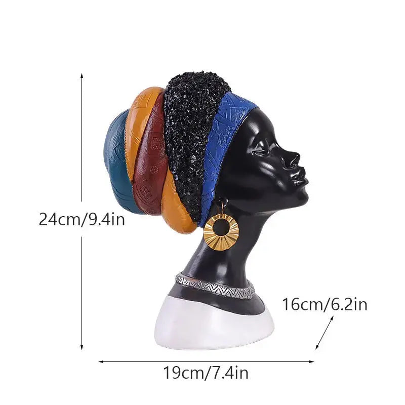 Meera African Lady Sculpture Decorfaure