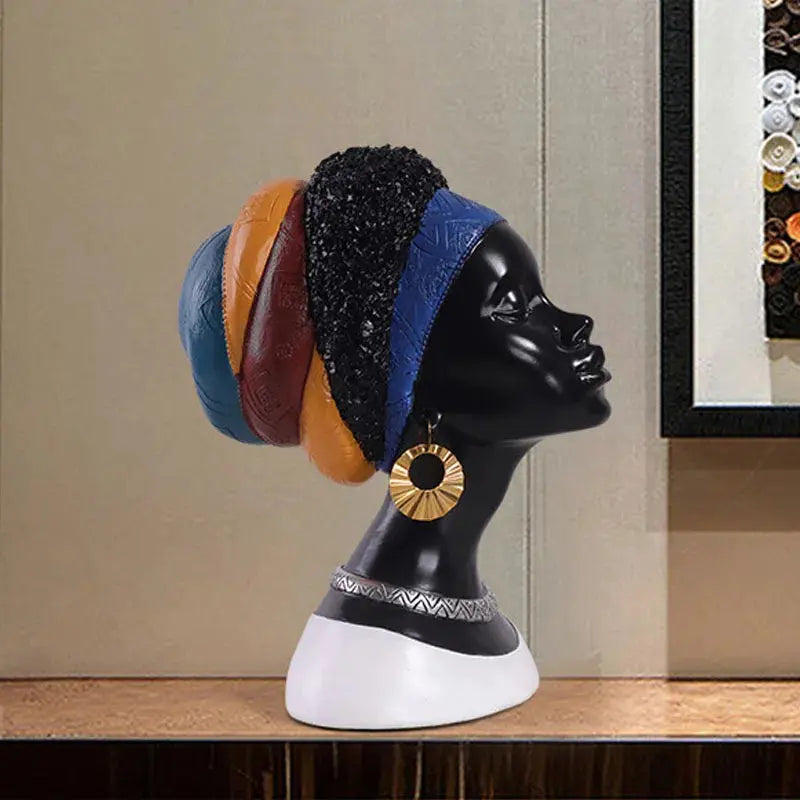 Meera African Lady Sculpture Decorfaure