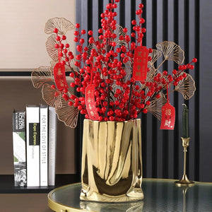 Ceramic Flower Vase Decorfaure