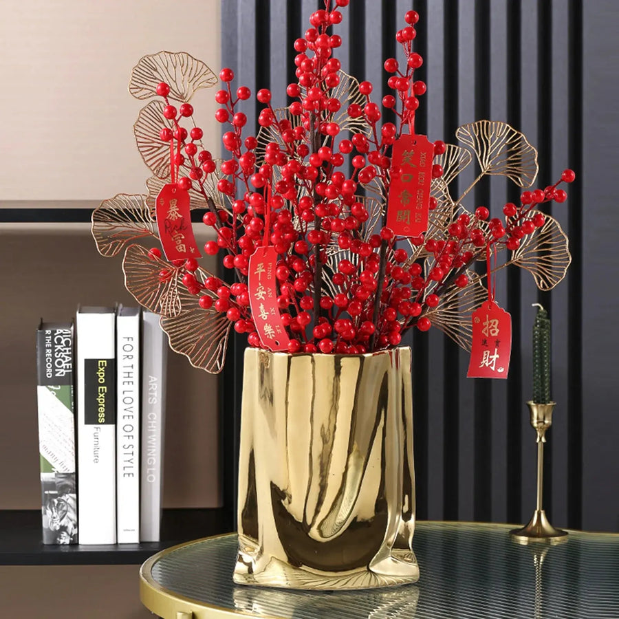 Ceramic Flower Vase Decorfaure