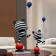 Load image into Gallery viewer, Striped Balloon Bear Statue Decorfaure UK
