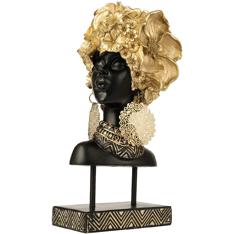 Woman Head Tray Decorfaure