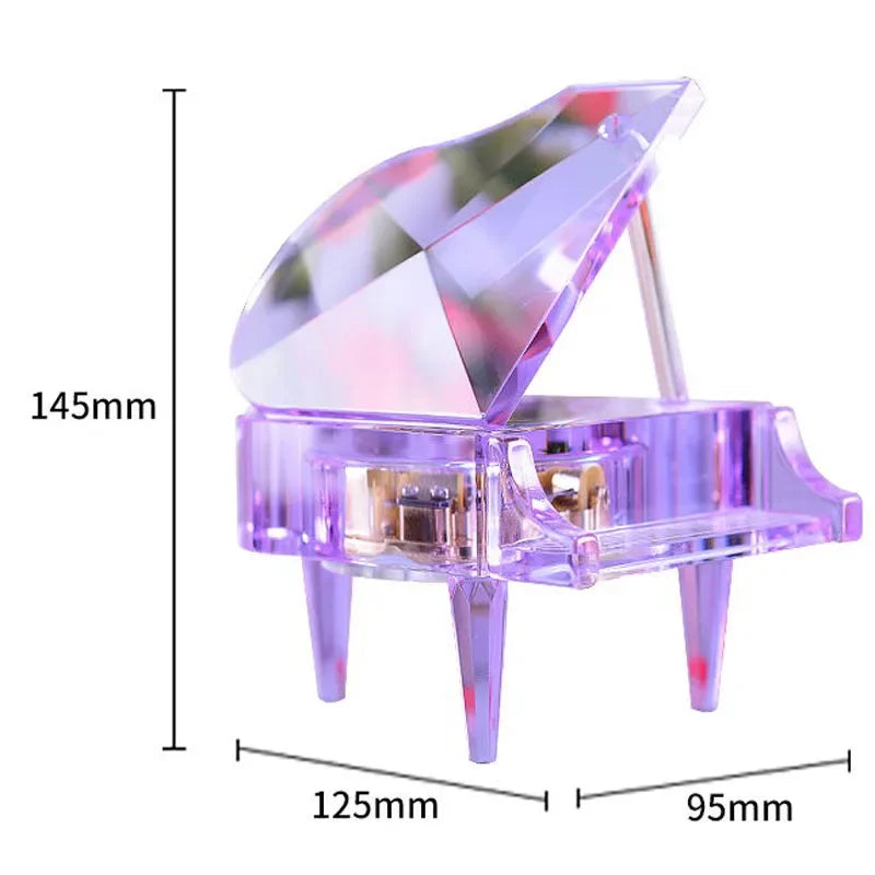 Crystal Piano Ornament Decorfaure UK