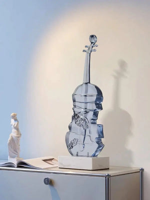 Abstract Violin Sculpture Decorfaure