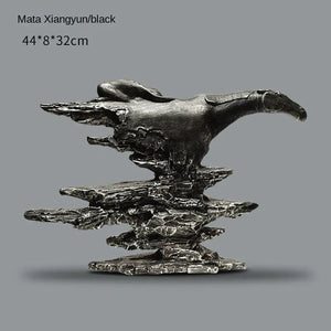Abstract Horse Statue Decorfaure