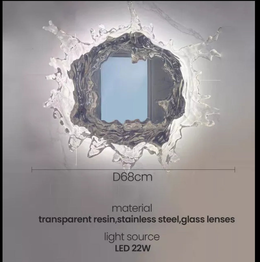Splash Me LED Mirror Decorfaure
