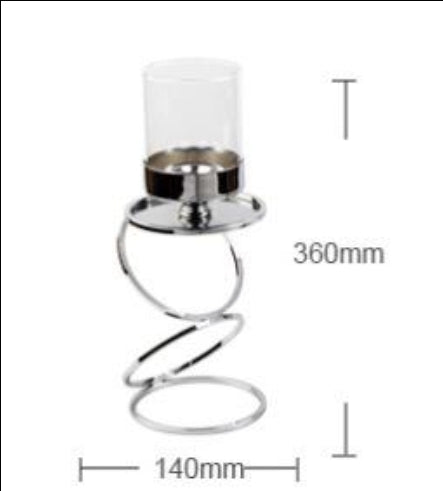 Elegant Metal Candle Holders Decorfaure