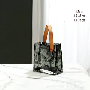 Glass Hand Bag Vase Decorfaure