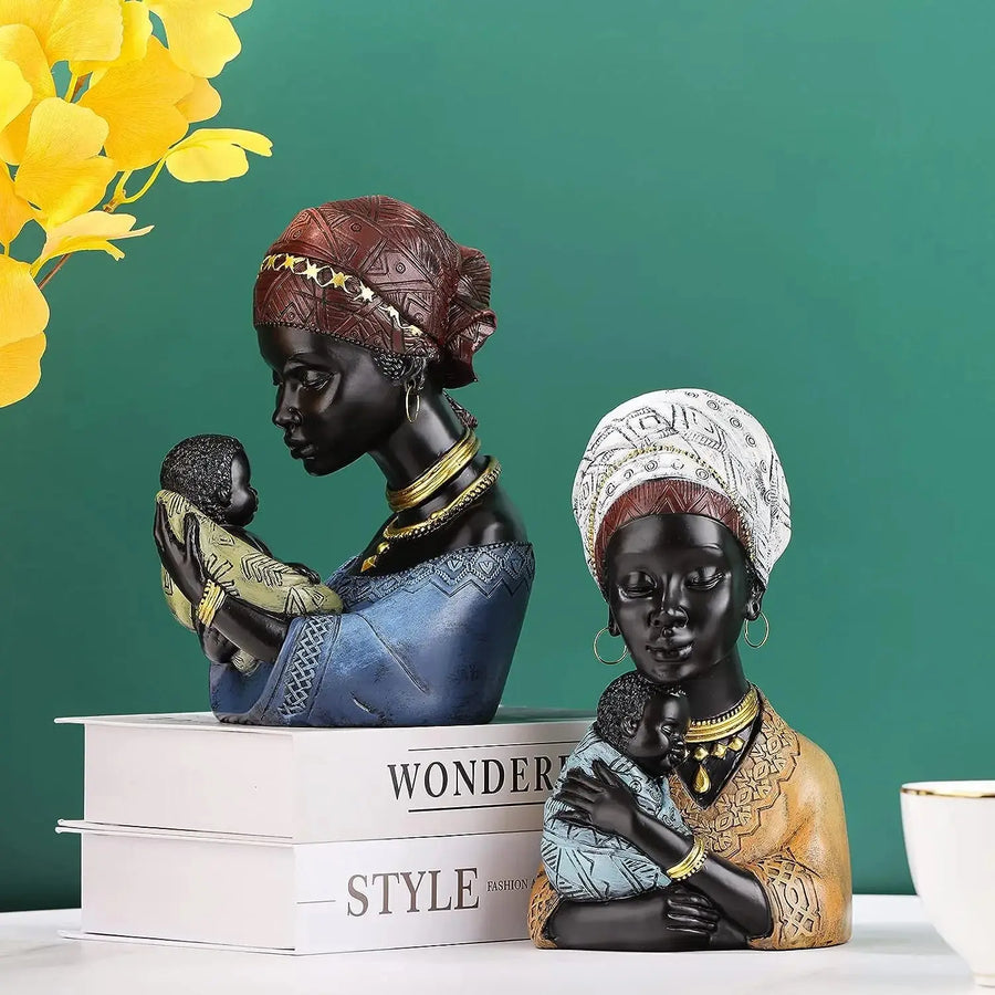 Maha African Women Statue Decorfaure